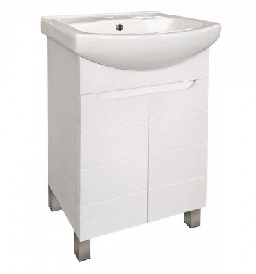 Шкаф за баня с мивка Интер ICP5041New 50см. Бял