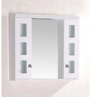 Шкаф огледало Интер 60см. бял с LED осветление ICMC1043-60
