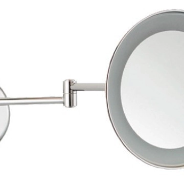 Увеличително огледало Bagno Associati Ф22см. с LED осветление