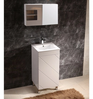 Шкаф за баня с мивка Интер ICP4242 42см бял
